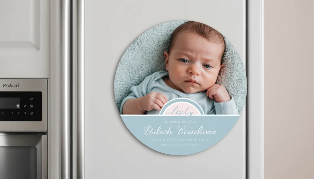 faire part de naissance magnet